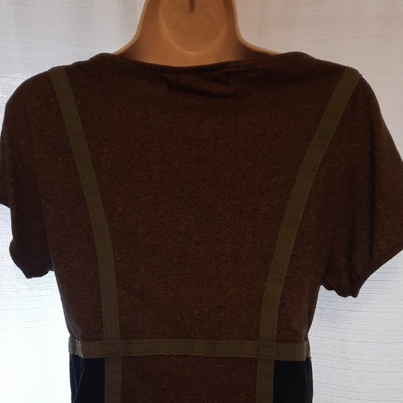 Sophomore Textured Brown Dress - Picture 7 of 9